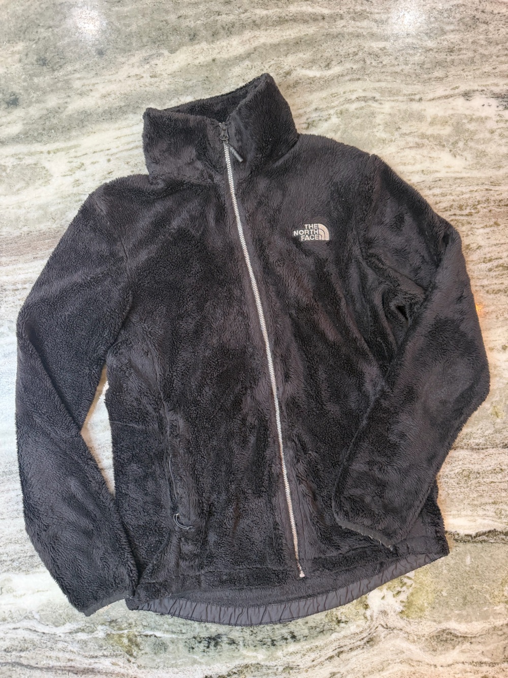 The North Face Black Plush Full-Zip Jacket
Women’s Small